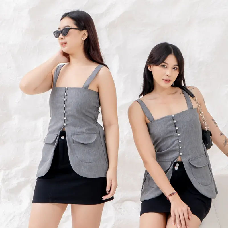 [GURLBUCKET] Malow Top / Atasan / Top Semiwoll "Pakaian Wanita" 6