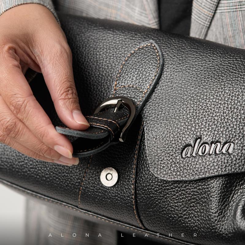 Alona Leather Tas Selempang Bahu Wanita Kulit Sapi asli Charlotte Bag 4