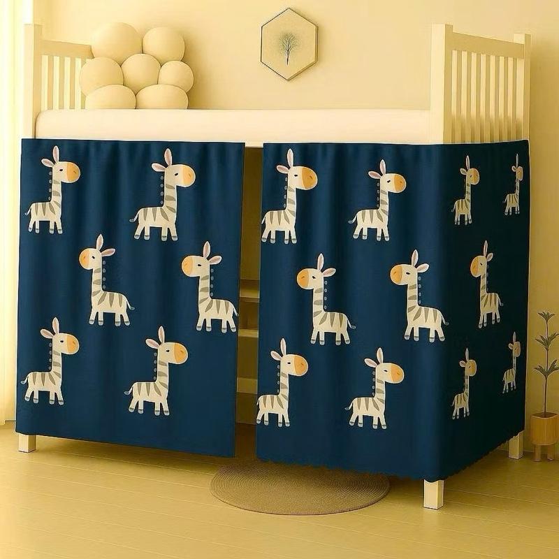  Rèm ký túc xá rèm giường tầng màn che giường ngủ chất liệu cotton poly có móc treo sẵn 