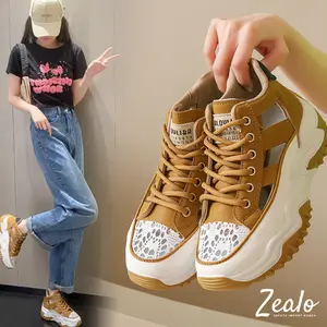 Zealo.Shoes 321 Jane Sepatu Import Korea Wanita Sneakers Wedges Kasual Fashion Shoes Casual Sport Cewek Olahraga Bahan Berkualitas Outsole Anti Licin Nyaman Seharian Karet
