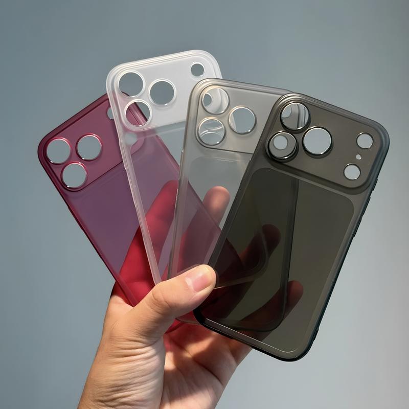 Ốp lưng điện thoại nửa trong suốt biến ngay thành iPhone 18, Tương thích iPhone 18, 17, 14, 12, 16, 15, 13, 11 Pro Max, iPhone 16, 15, 14 Plus, Vỏ silicone TPU, Chống rơi và bảo vệ ống kính