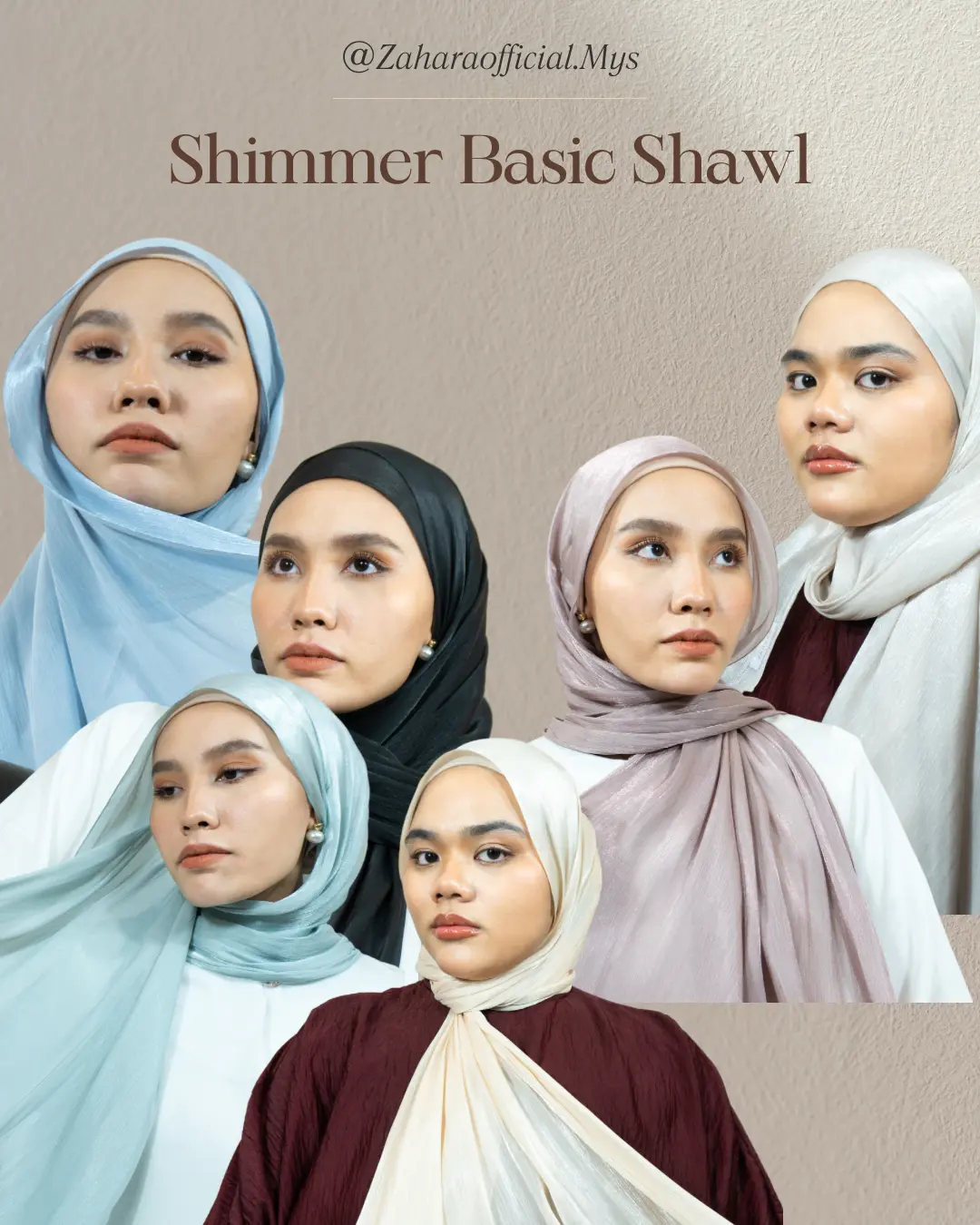 ARABIAN SHIMMER BASIC SHAWL