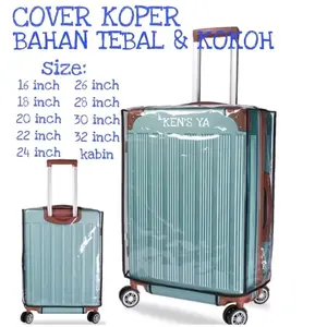 Sarung Koper Tansparan|Mika Koper|Pelindung Anti Gores Koper Tas  Travel