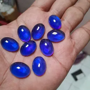 batu akik blue royal king shappire 18x13 mm