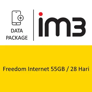 Paket Mobile Data Indosat - Freedom Internet 55GB / 28 Hari