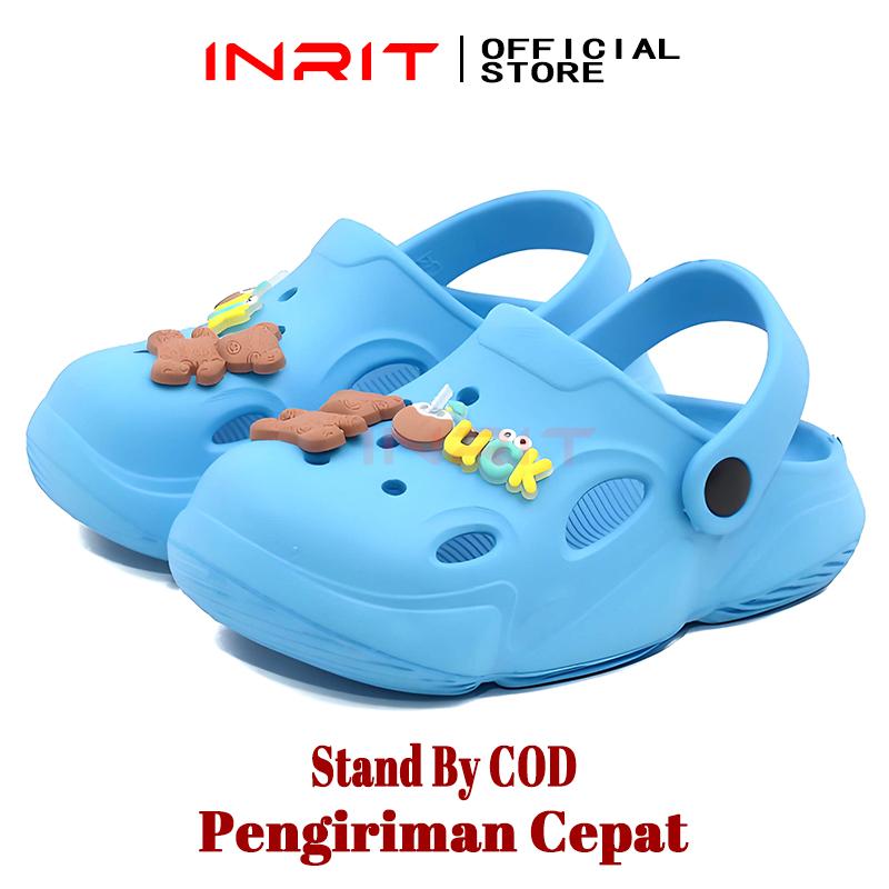 Product Introduction of INRIT 2025 New Sandal Anak Perempuan Baby Girl Model Corak Loreng Tali Belakang Berkarakter EU:21-26 34