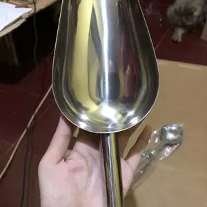 Sekop Es Batu Bahan Stainless Steel Untuk Pesta ukuran skop es batu 8#/9#10