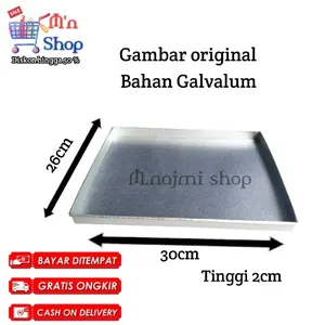 Loyang hoex loyang tatakan nastar ukuran 30x26cm tinggi 2cm