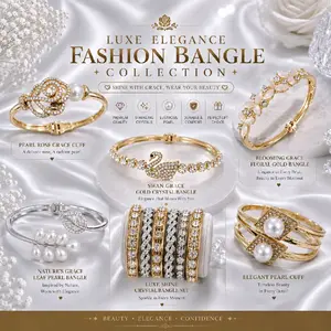 gelang wanita Bracelets bangle aneka motif fashionable model terbaru