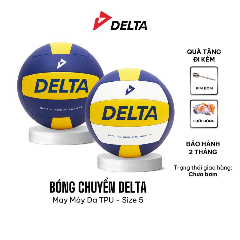 Bóng Chuyền DELTA May Máy Size 5 Da TPU Êm Dịu Nhẹ Chống Nước Tốt Phù Hợp Tập Luyện DELTABC01