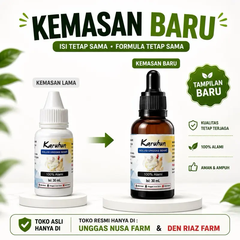 Obat Herbal Karuhun untuk Mengatasi Berbagai Jenis Penyakit pada Ayam