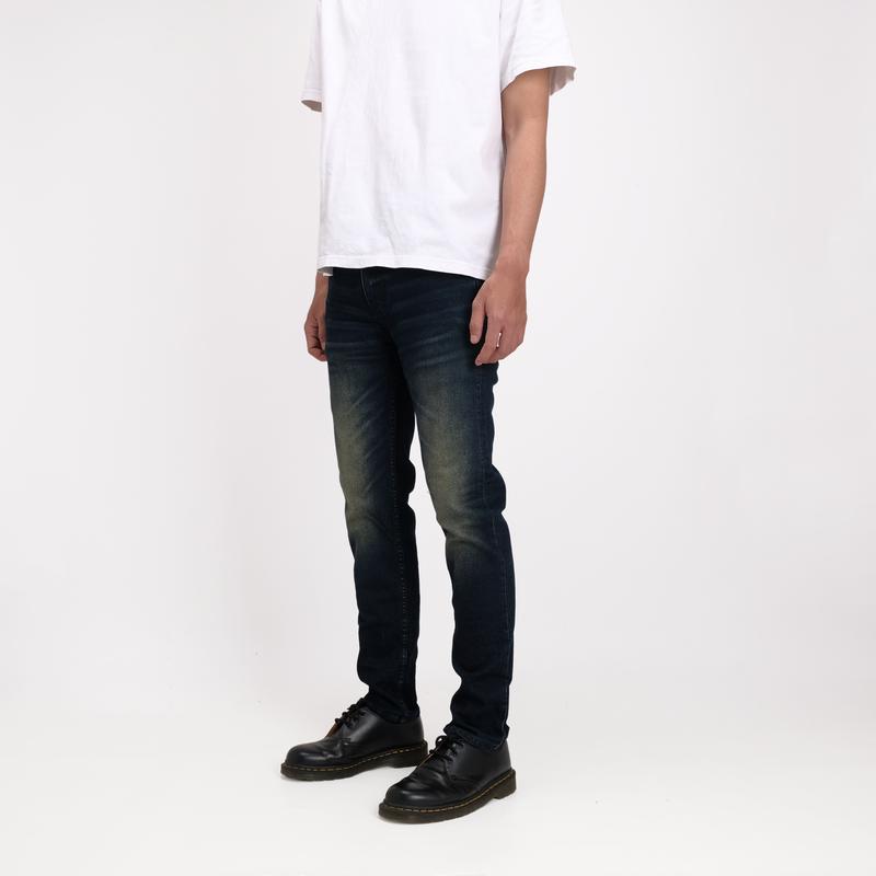 Rockmaker Celana Denim Selvedge Accent Emerald Slim Fit Jeans 3