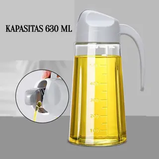 BOTOL OIL POT BAHAN KACA 630ML Wadah Oil Dapur 2