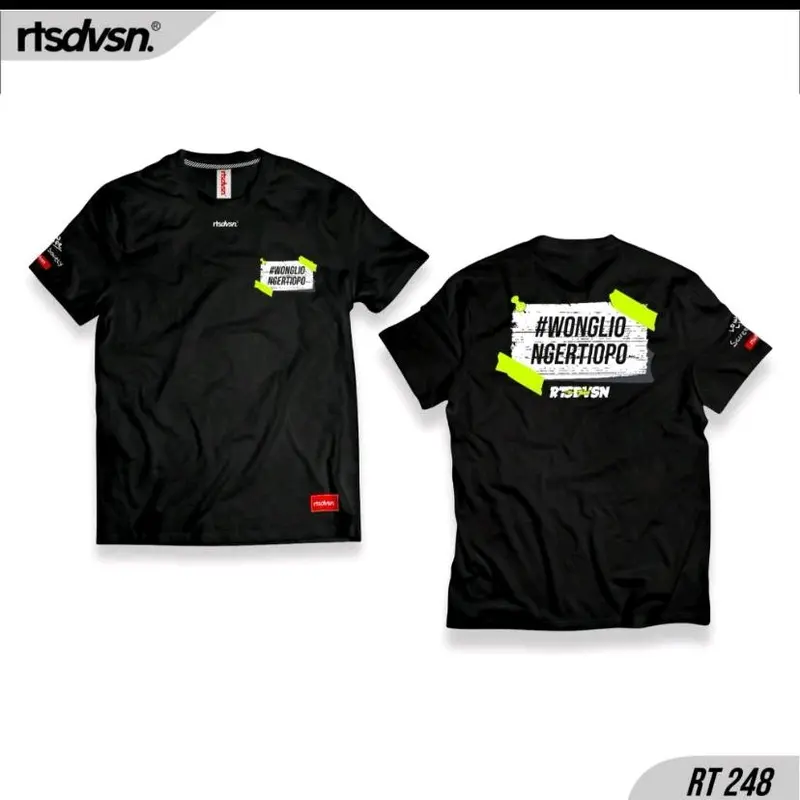 T-SHIRT KAOS DISTRO PREMIUM 24S RTSDVSN 248 DTF PRIA & WANITA 0