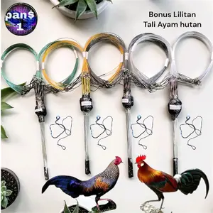 jerat ayam hutan model kupu kupu 30 lobang