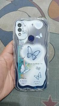 Product Review of Casing hp RedmiNote7/Note7PRO/Note7S  Kupu-kupu lucu transparan gelombang soft shell wanita mewah ringan kelas atas all-inclusive anti-fall case from S**🥰 2