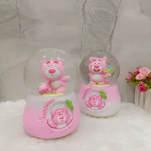 FITUR LENGKAP PREMIUM Snowball / Pajangan Bola Kaca Music Box XL(100) LOTSO