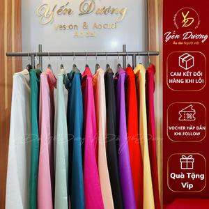 Quần Áo Dài Truyền thống vải Lụa Mỹ cao cấp loại 1 mịn mát không nhăn Xù A5