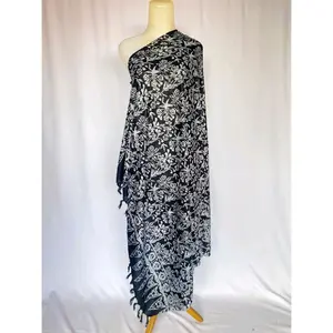 Kain pantai kain bali motif bunga akar ukuran standard 120x165 cm Hiasan