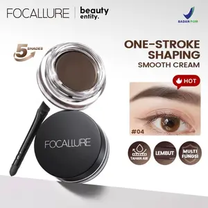 (TERLARIS) FOCALLURE Eyebrow Cream Gel Waterproof – Pomade Alis Tahan Lama  Alis Kosmetik Mata