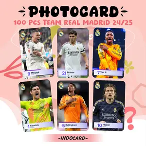 Photocard Real Madrid isi 100 Pcs Bonus Innerslave Ganci - Indophotocard
