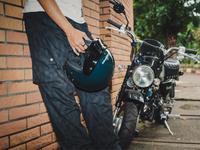 Gambar Cargloss CFM Retro Helm Half Face - Forest Green - M dari Cargloss Helmets Kab. Bogor 5 Tokopedia