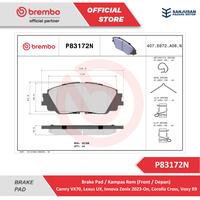 Gambar Brake Pad Front / Kampas Rem Depan Brembo INNOVA ZENIX, CAMRY V7, LEXUS UX, VOXY R9 - P83172N dari BREMBO PARTNER INDONESIA Kota Administrasi Jakarta Pusat 2 Tokopedia