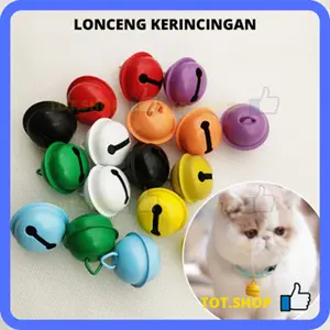 [1-PCS] PET BELL ukuran 17mm/22mm Lonceng kerincingan Kucing Lonceng Kucing Bell Cat Bell Dog Bell untuk Cat Collar Dog Collar Kualitas Tinggi Suara Bell Big Bell