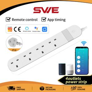 Soket Kawalan Subsistem Pintar, SWE, dengan Alat Kawalan Jauh dan Kawalan Suara, Pemasaan Bebas, Standard UK, Caj Cepat 13A / 15W, Set Perlindungan Pengecasan Lebih, Sambungan Wi-Fi, Penggunaan Penjimatan Tenaga, dengan Port USB Jenis-C