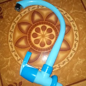 [SAS] Kran Angsa Pvc Engkol 1/2 Inch / Kran Cuci Piring Handle Engkol Air Biru Hijau Hitam Ungu