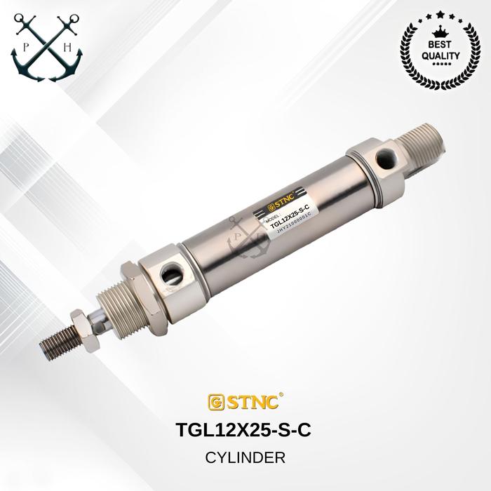 Gambar Cylinder TGL 12X25 S STNC (Stainless Bulat) dari Pneumatic Hydro Kota Administrasi Jakarta Barat Tokopedia
