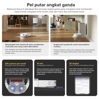 Gambar Roborock QR798 Robot Vacuum Cleaner 10000Pa Dual Lift Mop Auto Empty Dock Anti Kusut Garansi Resmi 2 Tahun - QR 798 Black dari Roborock Kab. Tangerang 4 Tokopedia