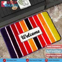 Gambar KEEP MAJU 40*60cm Keset Pintu Luar Keset Lantai Mewah Keset Lantai Rumah Tangga Keset Lantai Kamar Mandi Penyerap Air Anti Selip - B-A1 dari Keepmaju karpet official Kota Tangerang 5 Tokopedia