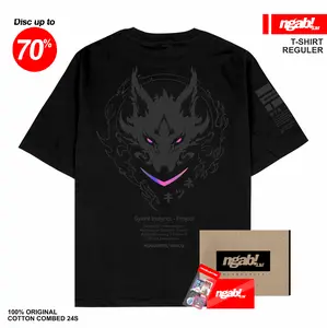 (Gratis Stiker) Ngab Kaos Baju Distro Sylent Instynct Reflective Rainbow NB231 Unisex Pria Wanita Cotton Combed 24s Digital Keren Printing