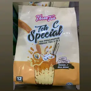 teh C spesial malaysia rasa caramel / gula apong isi 12 sachet
