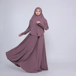 Medina Abaya Set Anti UV pakaian Ihrom umroh haji  Gamis Syari Cantik Muslim Wanita Dress Hitam Basic Arab gamis kekinian abaya luxury flowy