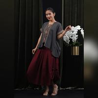 Gambar NONA RARA - Barry Suksma T4421, Baju kerja batik blouse wanita modern - ALL SIZE dari Nona Rara Batik Kota Administrasi Jakarta Timur 5 Tokopedia