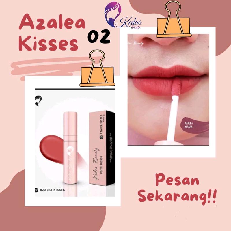 LIP VELVET KEDAS BEAUTY Matte Beludru Pigmentasi Tinggi Ringan Tahan Lama Hidrasi 3