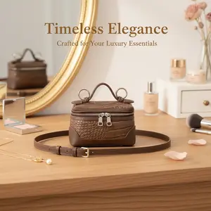 GRACE Tas Selempang Wanita Hand Bag Bahan Croco Glossy 1 Ruang Tas Mini Muat Hp Lucu Elegan Mewah Murah Berkualitas