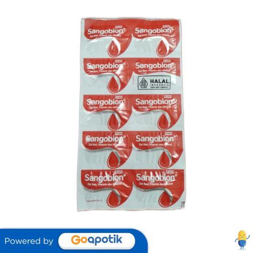 Gambar SANGOBION STRIP 10 KAPSUL dari Apotek Putra Zam Zam by GoApotik Kota Administrasi Jakarta Timur Tokopedia