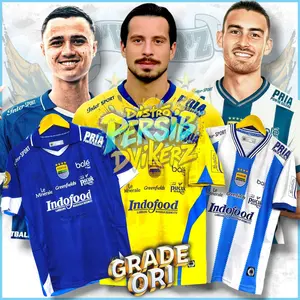 BEST SELLER JERSEY PERSIB 2025 GRAD3 0R1 HOME AWAY THIRD LOGO TIMBUL 3D Sport