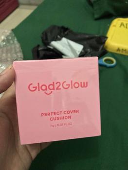 Product Review of 【Hot】Glad2Glow Perfect cover cushion dengan kandungan skincare mencegah kekusaman dan kulit kering sepanjang hari G2G Concealer Foundation Wajah Extract Mencerahkan Lasting Compact from T**n 1
