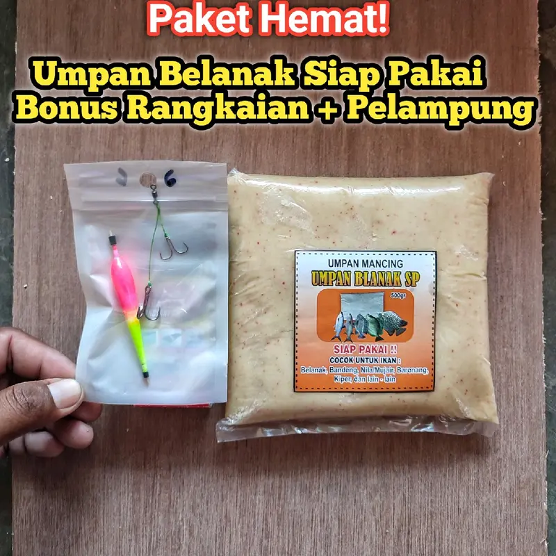 Umpan Belanak Siap Pakai + Rangkaian dan Pelampung PAKET HEMAT! 0