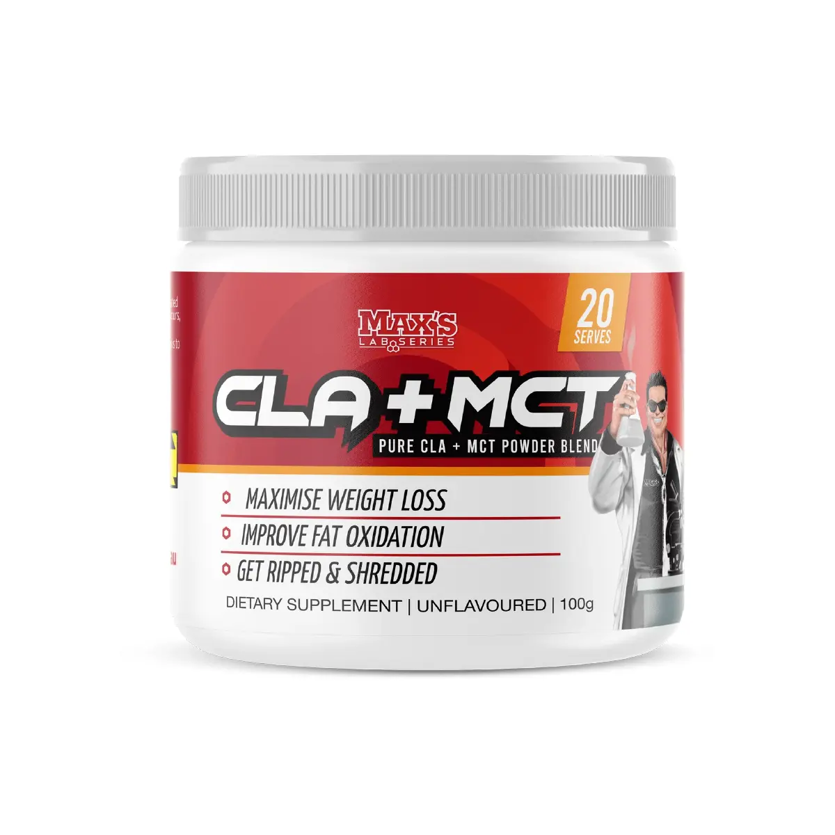 Maxs Lab Series CLA + MCT Unflavored Powder 100g