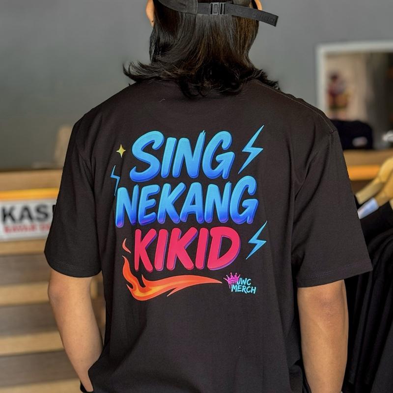 BAJU / T-SHIRT SING NEKANG KIKID TERBARU JIK WAH CHANNEL V5.3 LIMITED Kaos Oblong Katun Pria Dewasa Cowok Combed