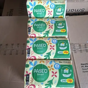 Paseo 390 Helai 1 paket isi 4 pak Tisu