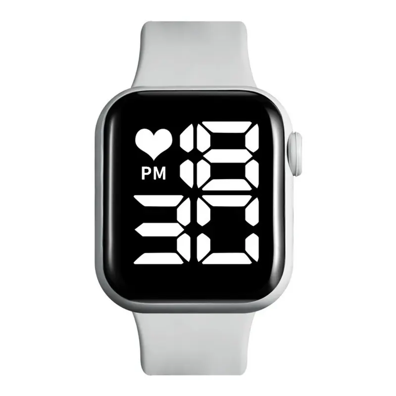 Jam Tangan LED Digital Pria Wanita Rubber Elektronik Fashion Couple Anak Remaja Premium JAY018 watch 2