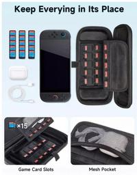 Gambar JSAUX BG0117 Carrying Case Storage Bag Protective Tas Untuk Switch 2 Aksesoris - Black dari EC Store Jakarta Kota Administrasi Jakarta Barat 5 Tokopedia