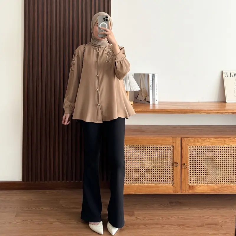 GANES BLOUSE SHAKILLA BORDIR 4