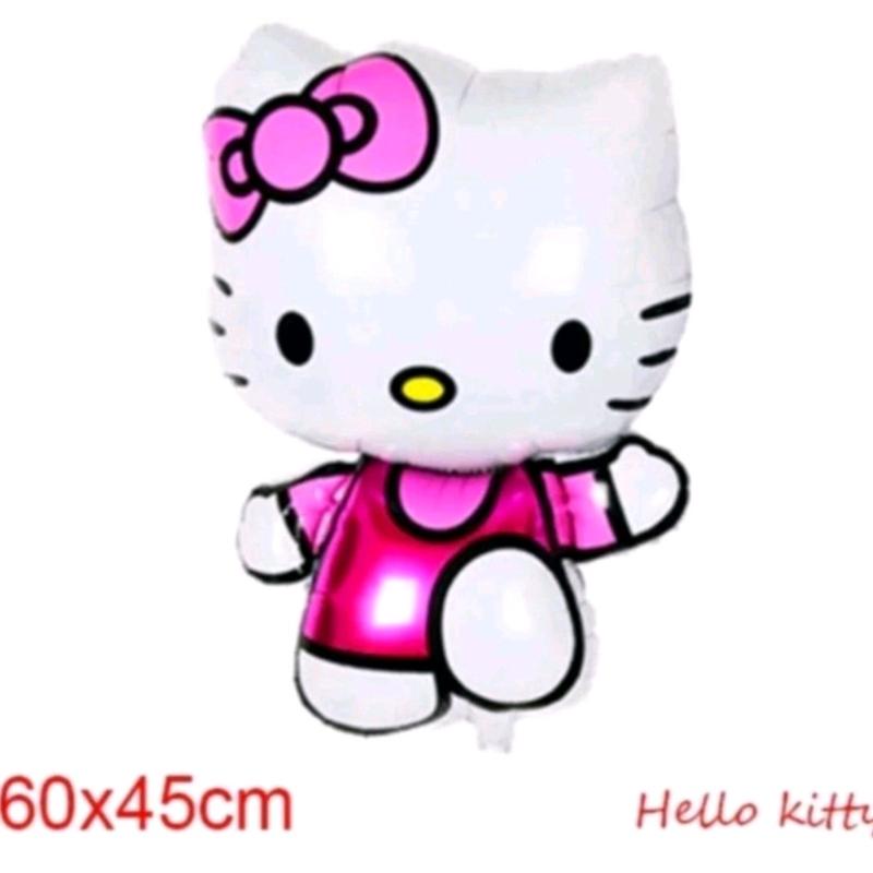 PAKET DEKOR ULANG TAHUN TEMA HELLO KITTY SET DEKOR BIRTHDAY HELLO KITTY Balon Pink Anak 2